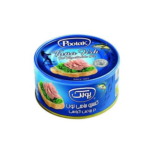 کنسرو تن ماهی پولک 180 گرمی در روغن